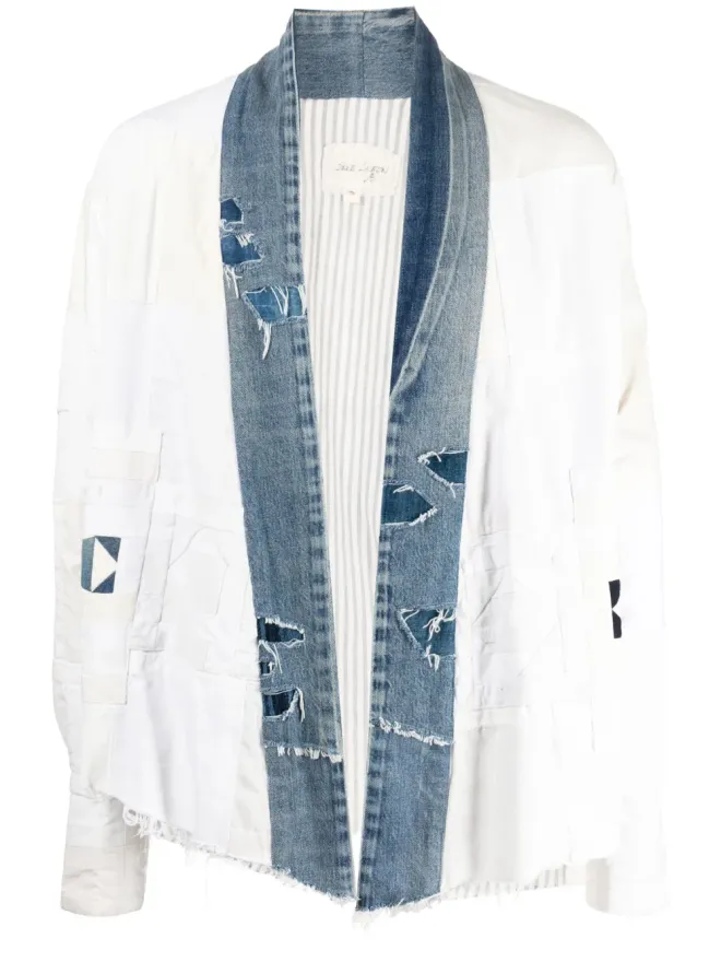 Greg Lauren Greg Lauren オープンフロント ダメージ加工 ジャケットの商品画像