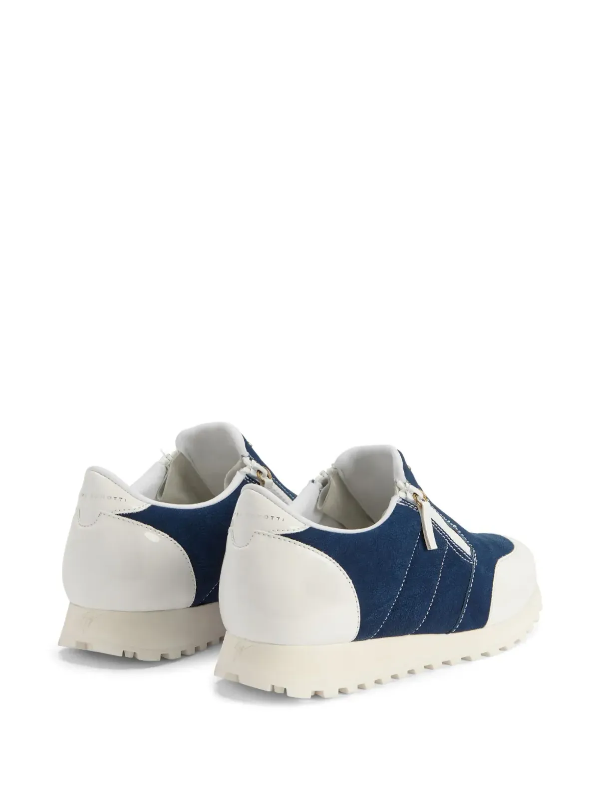 Giuseppe Zanotti Ilde Run ダブルジップ ローカットスニーカー - 画像3
