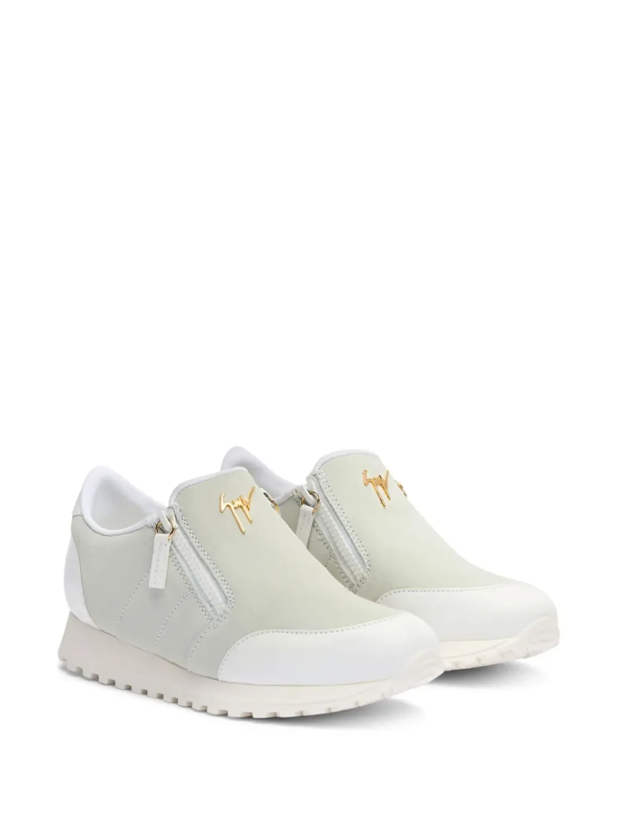 Giuseppe Zanotti イルデ・ラン スエードスニーカー - ホワイト - 画像2