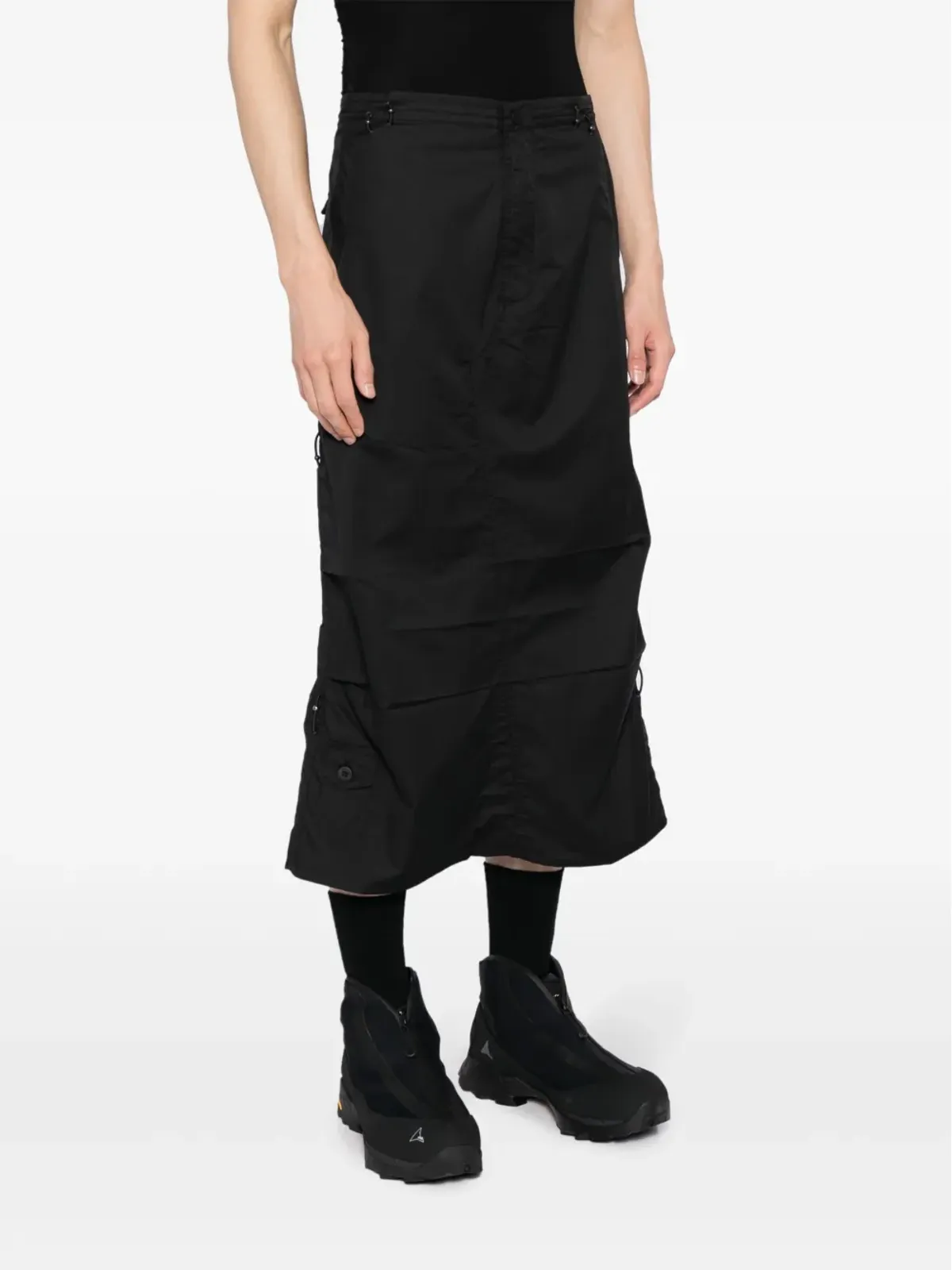 Maharishi 4589 Snoskirt カーゴ ミディスカート - 画像3