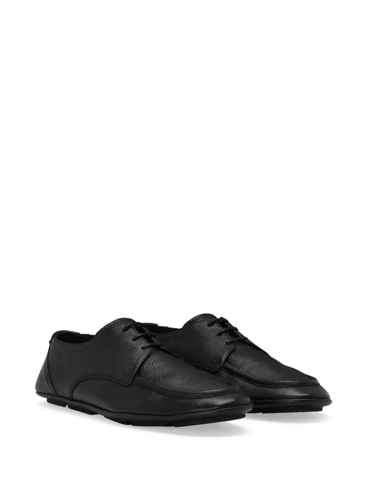 Dolce & Gabbana ロゴプレート レザー ダービーシューズ - ブラック - 画像2