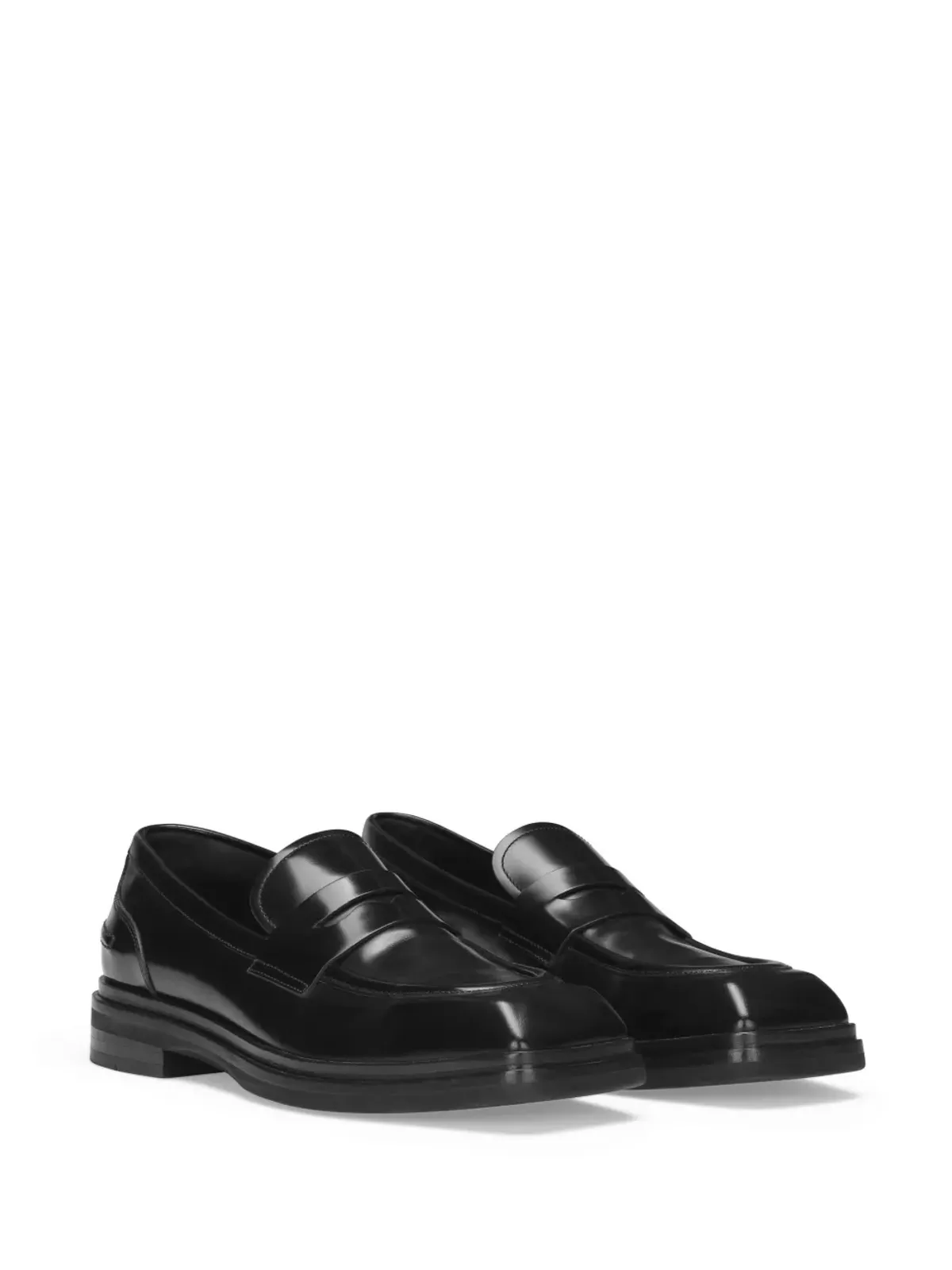 Dolce & Gabbana スクエアトゥ レザー ローファー - 画像2