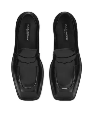 Dolce & Gabbana スクエアトゥ レザー ローファー - サムネイル4