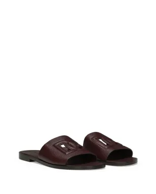 Dolce & Gabbana ロゴ入り鹿革サンダル - サムネイル2