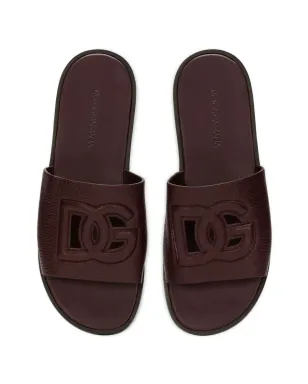 Dolce & Gabbana ロゴ入り鹿革サンダル - サムネイル4