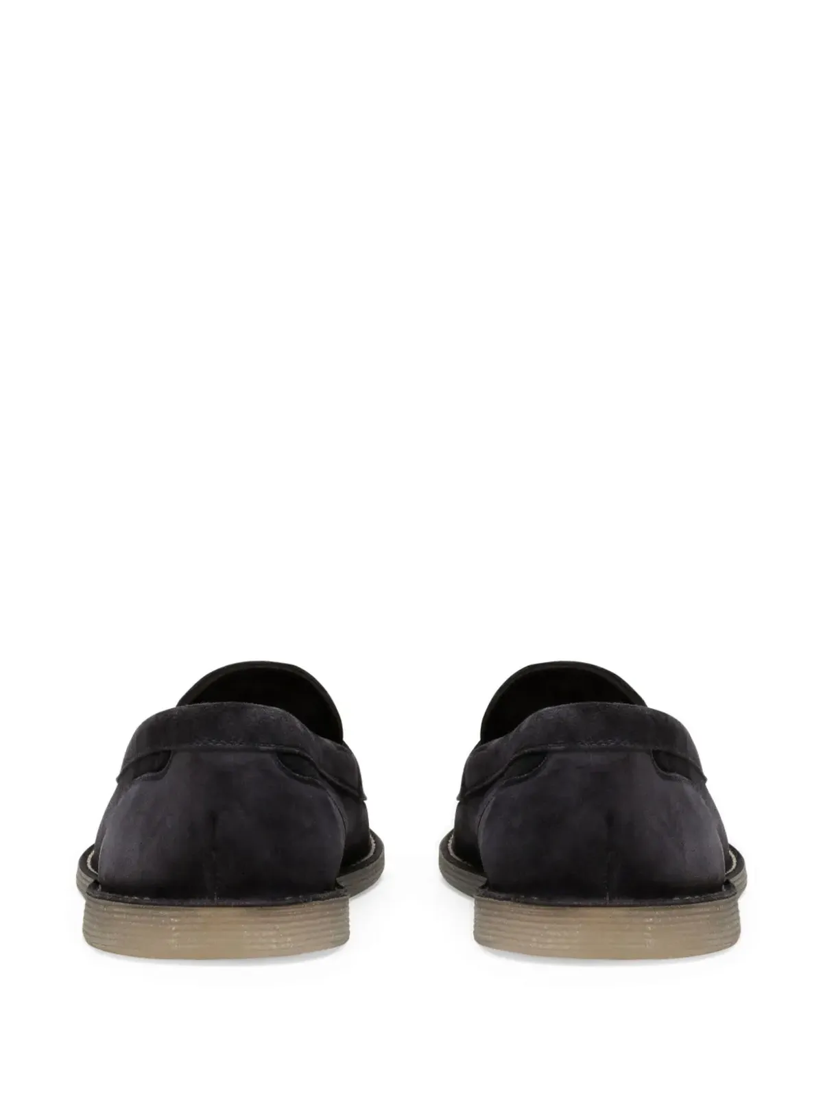 Dolce & Gabbana ロゴ入り スエード ローファー ブルー - 画像3