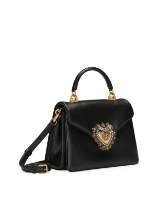 Dolce & Gabbana Devotion レザー トートバッグ - ブラック - サムネイル4