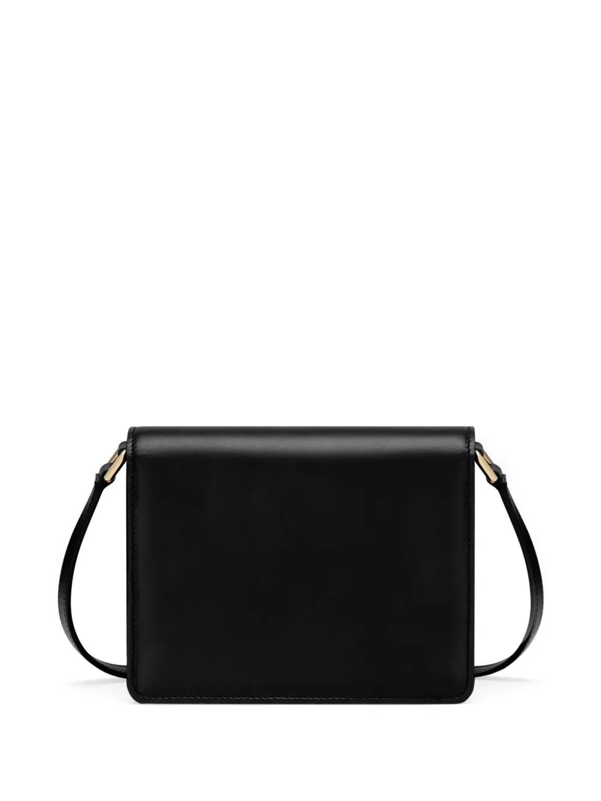 Dolce & Gabbana ロゴプレート付きレザー クロスボディバッグ - ブラック - 画像2