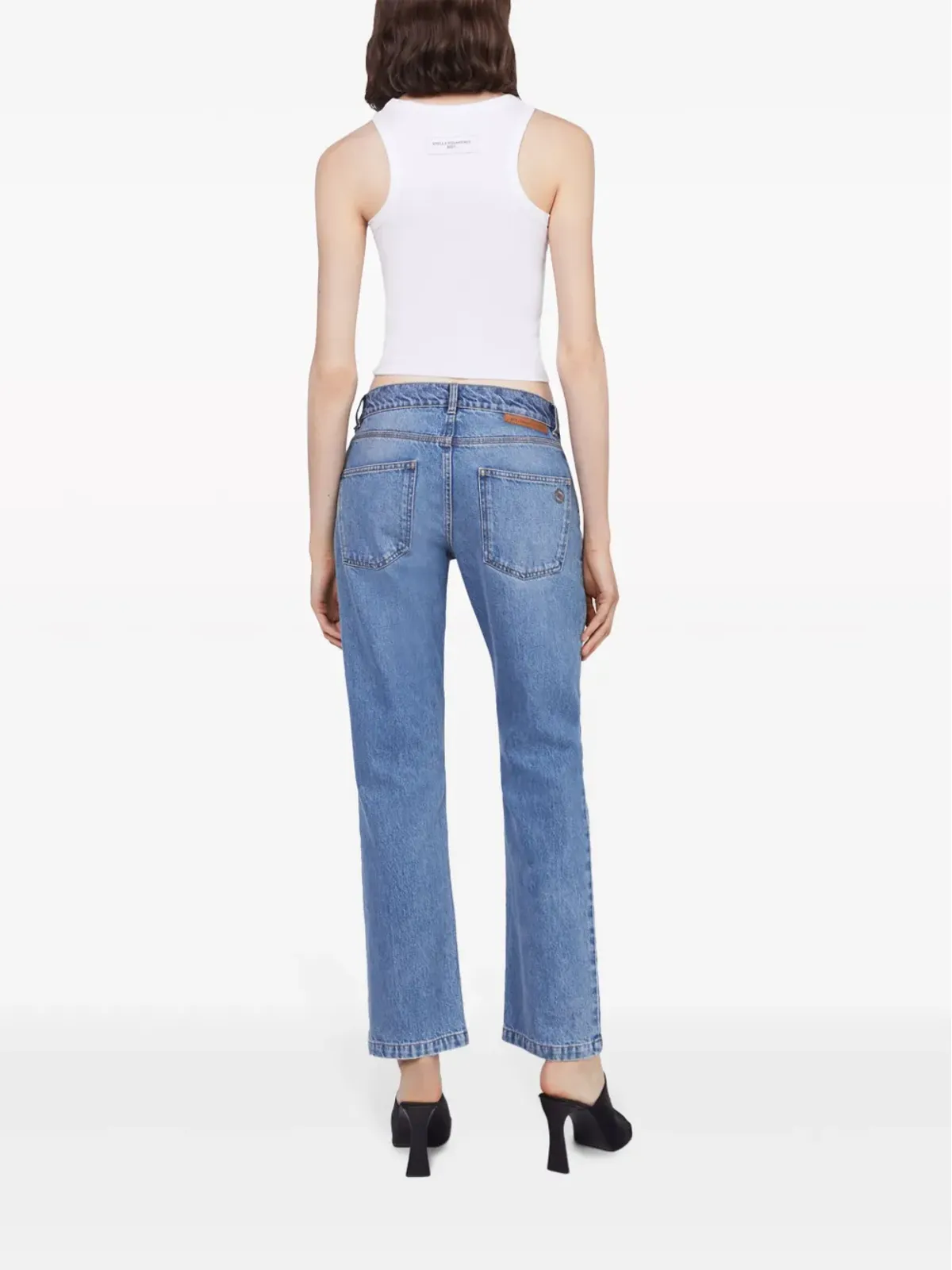 Stella McCartney ファラベラチェーン ストレートジーンズ - 画像3