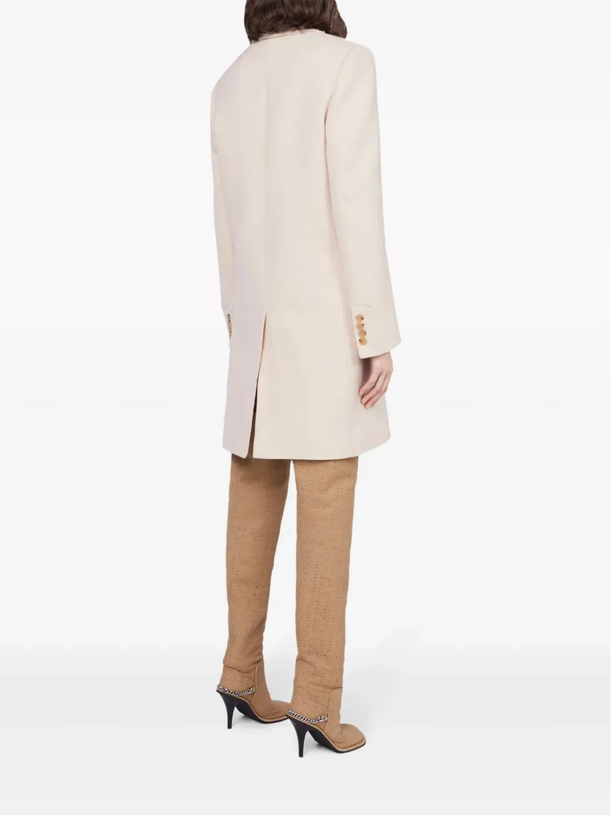 Stella McCartney シングルブレスト ウールコート - 画像3