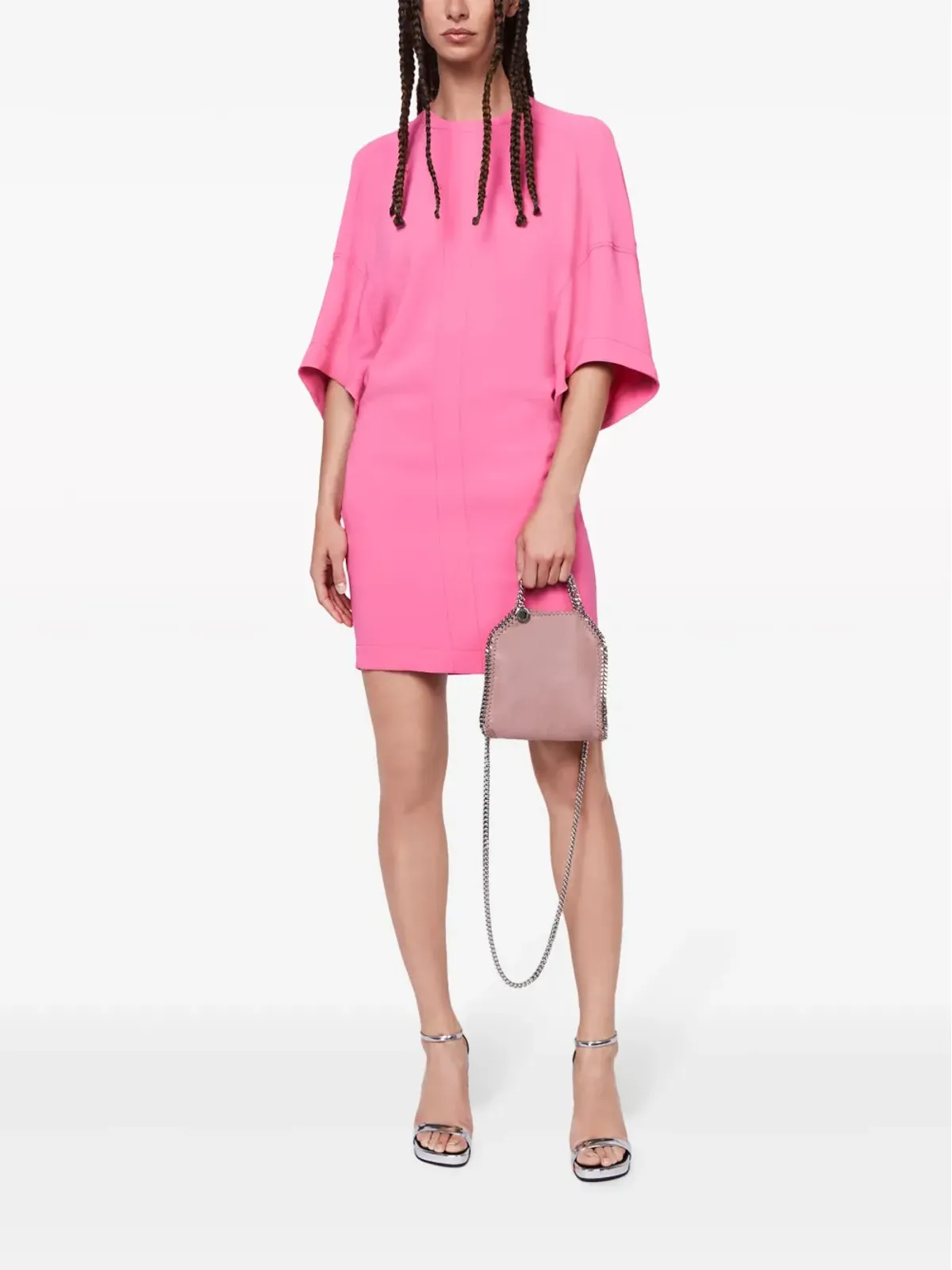 Stella McCartney ベルスリーブTシャツドレス - ピンク - 画像2