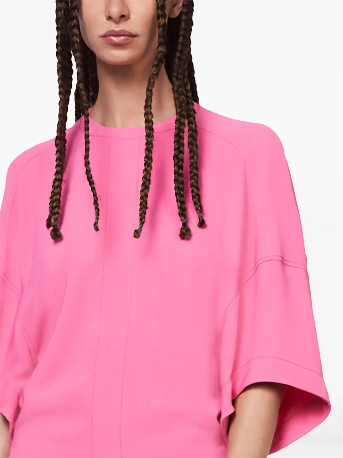 Stella McCartney ベルスリーブTシャツドレス - ピンク - 画像4