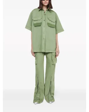 Stella McCartney ストレートレッグ コットンカーゴパンツ - サムネイル2