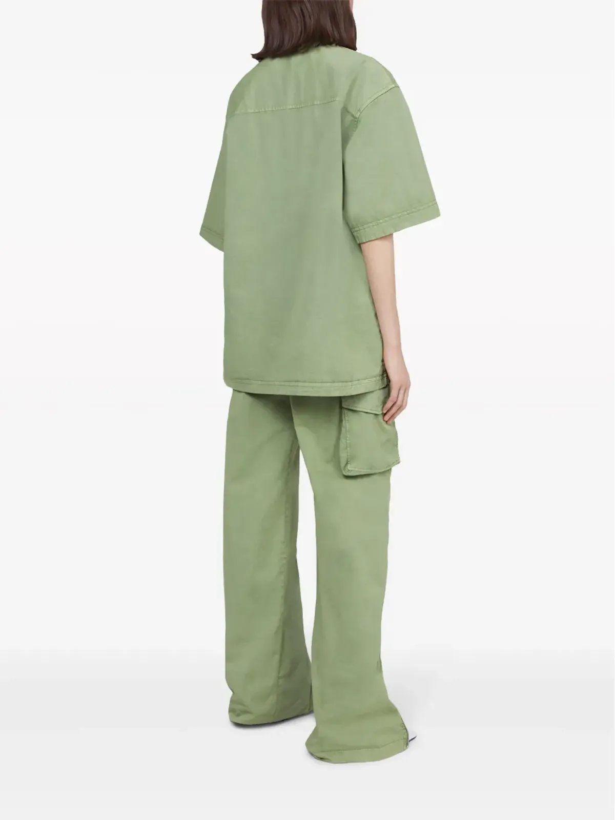 Stella McCartney ストレートレッグ コットンカーゴパンツ - 画像3