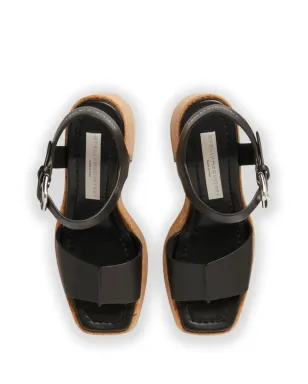 Stella McCartney Skyla コルク・プラットフォーム サンダル - ブラック - サムネイル4