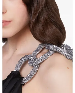 Stella McCartney ファラベラチェーン ワンショルダー ミニドレス - サムネイル4