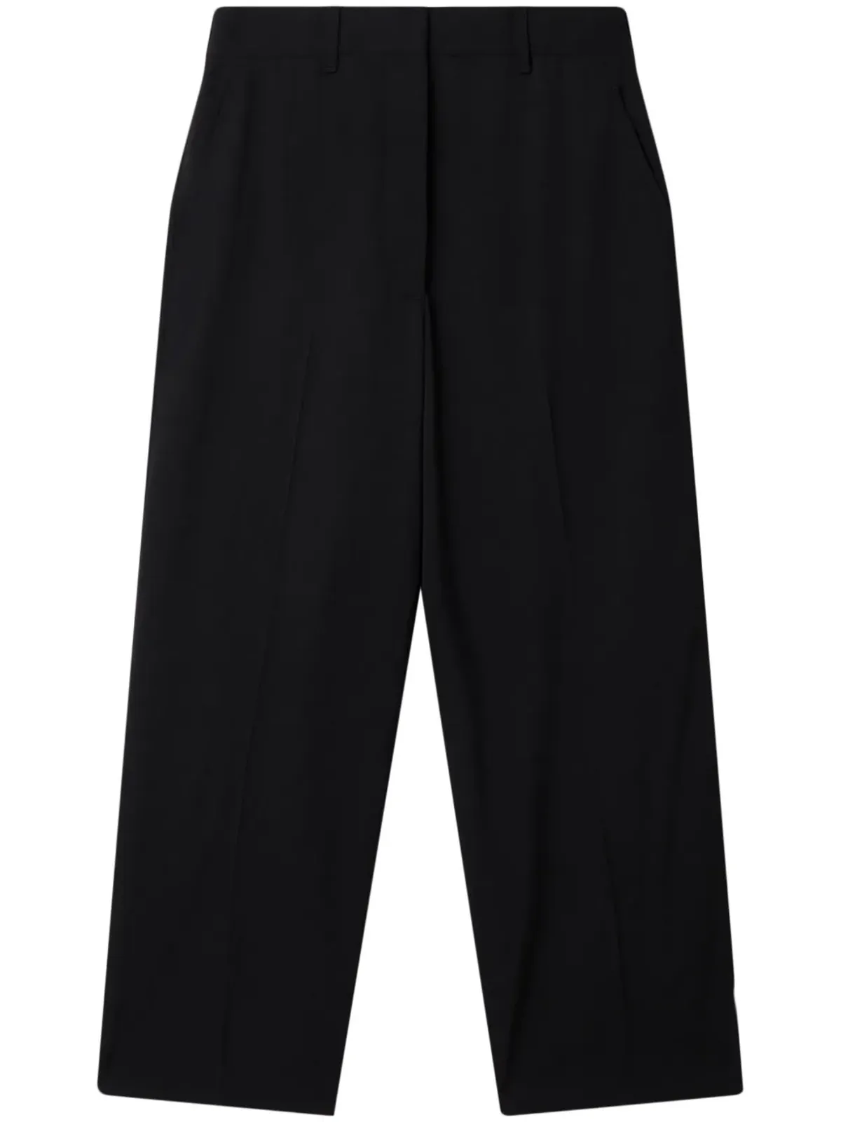 Stella McCartney ワイドレッグ ウールパンツ ブラック - 画像1