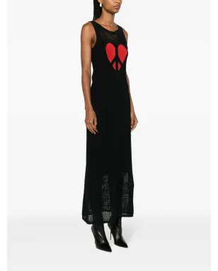 MOSCHINO JEANS ハート柄ニットドレス - サムネイル3