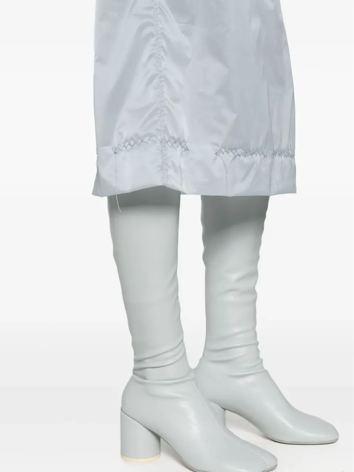 Maison Margiela インサイドアウト ペンシルスカート - ブルー - 画像5