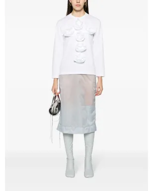 Maison Margiela インサイドアウト ペンシルスカート - ブルー - サムネイル2