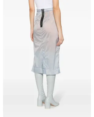 Maison Margiela インサイドアウト ペンシルスカート - ブルー - サムネイル4