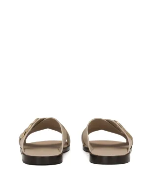 Dolce & Gabbana DG-logo レザーサンダル - ニュートラルカラー - サムネイル3