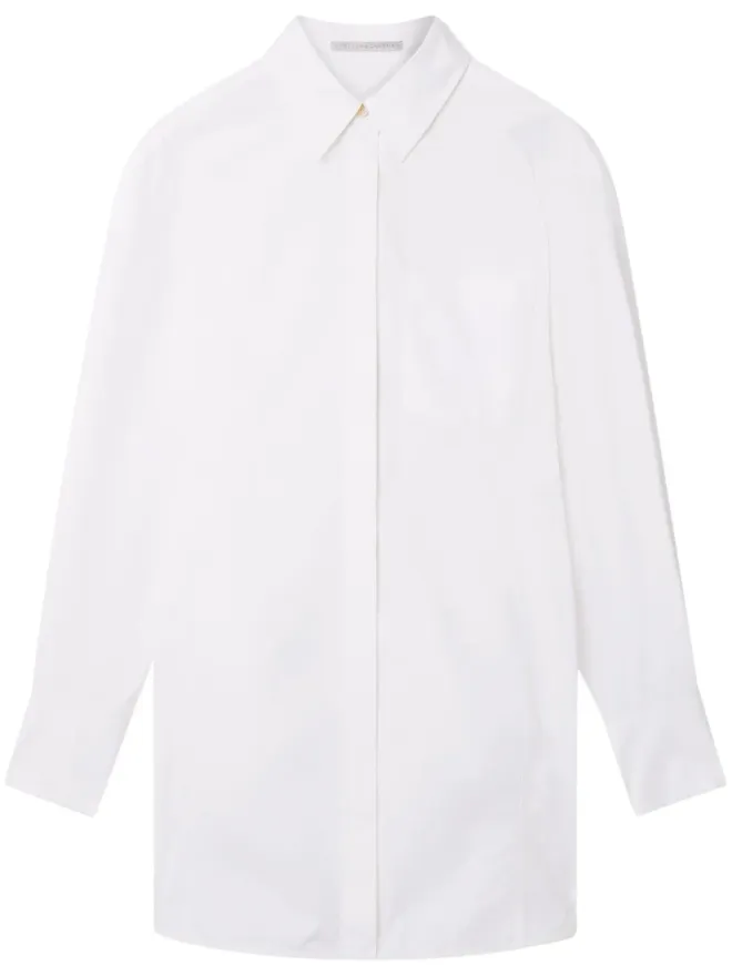 Stella McCartney Stella McCartney ポプリンシャツミニドレス - ホワイトの商品画像
