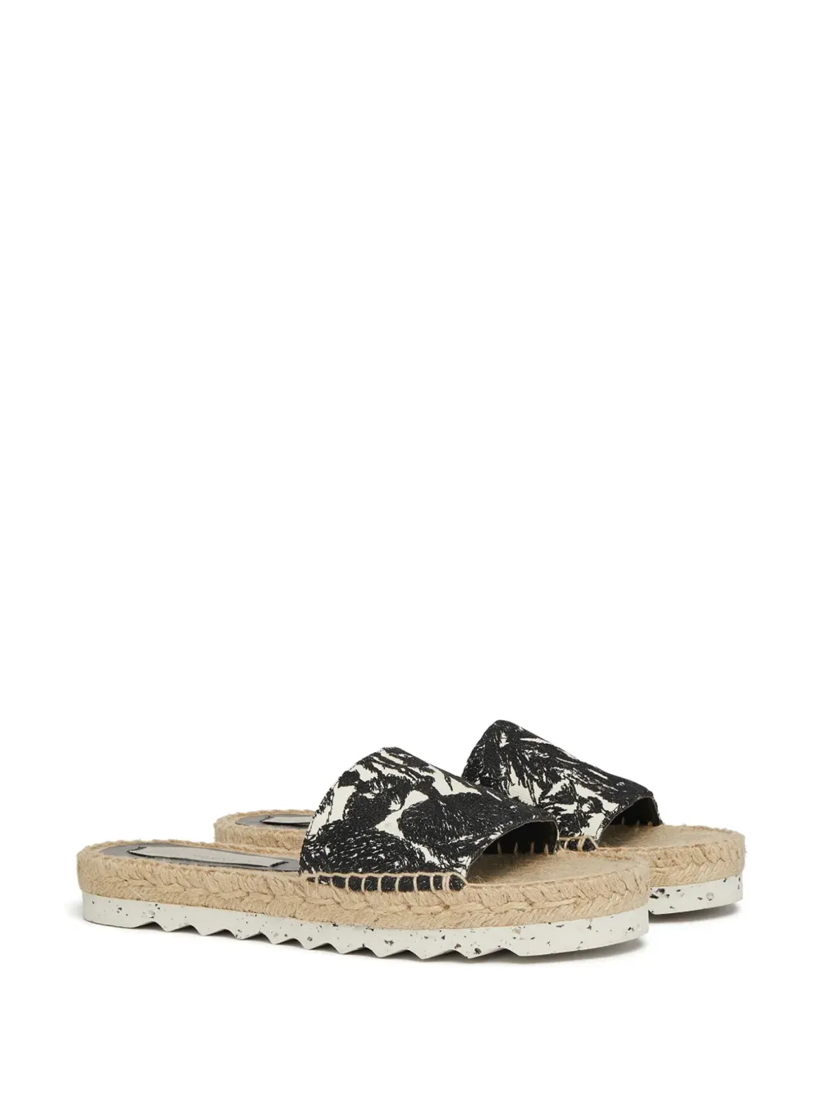 Stella McCartney Gaia Moth エスパドリーユ・スライド ネュートラルカラー - 画像2