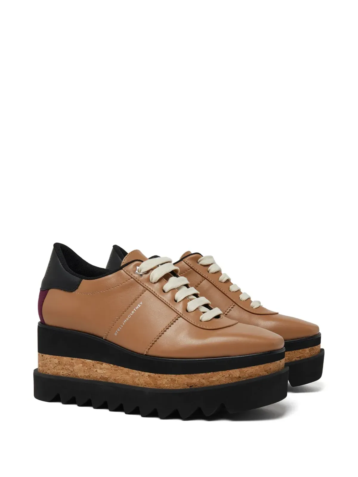 Stella McCartney 80mm Sneak-Elyse プラットフォームスニーカー - ブラウン - 画像2