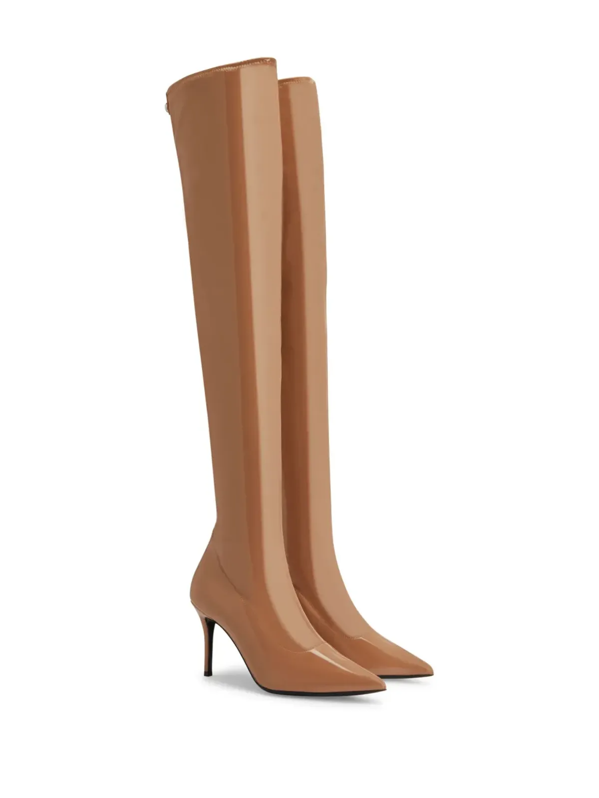 Giuseppe Zanotti 90mm Makanzie サイハイブーツ - ピンク - 画像2