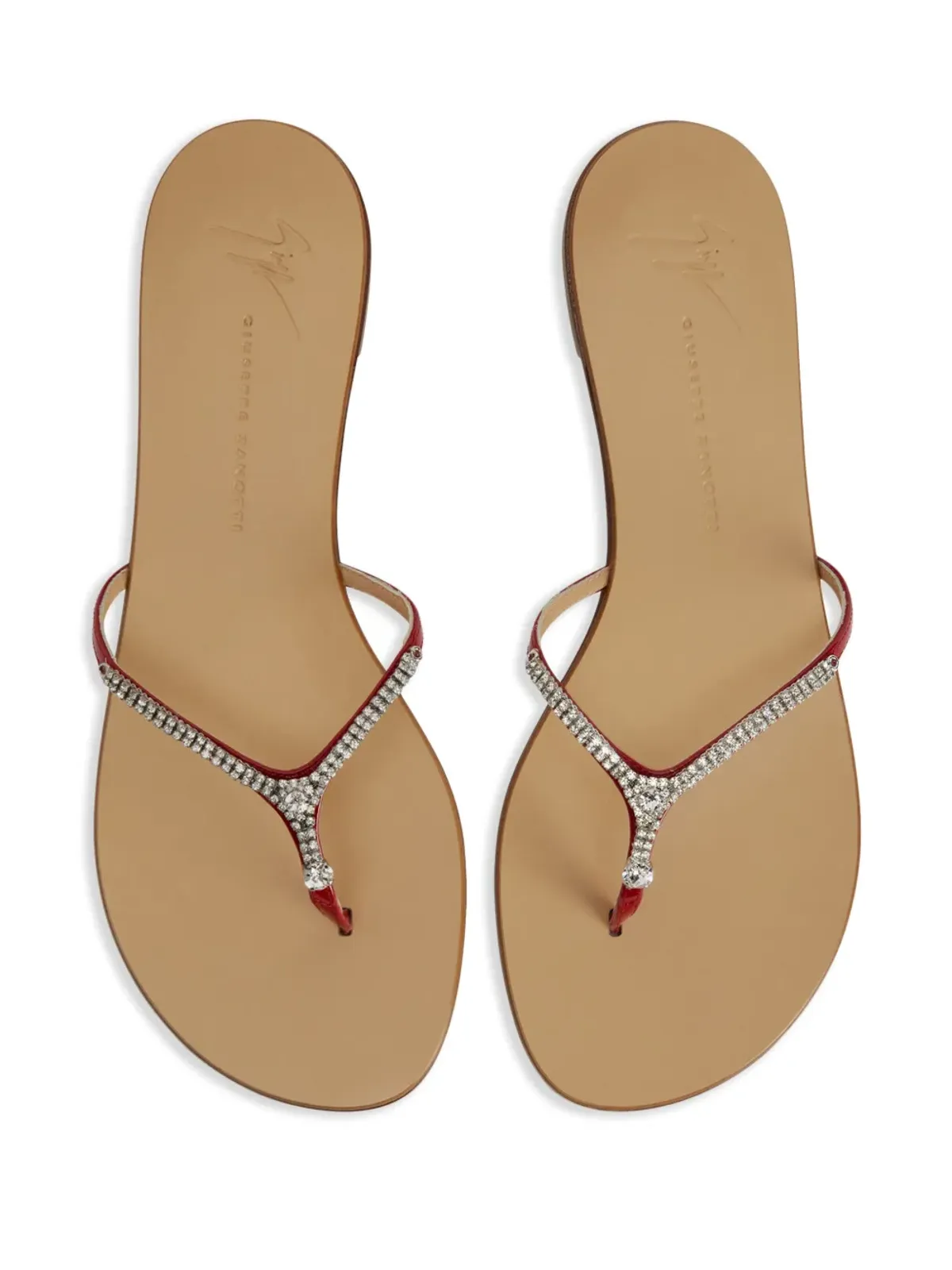 Giuseppe Zanotti Gentille パテントレザー サンダル - 画像4