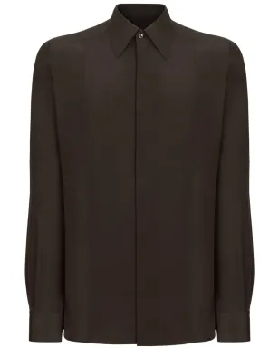 Dolce & Gabbana ロングスリーブ シルク シャツ - サムネイル1