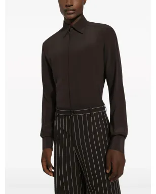 Dolce & Gabbana ロングスリーブ シルク シャツ - サムネイル3