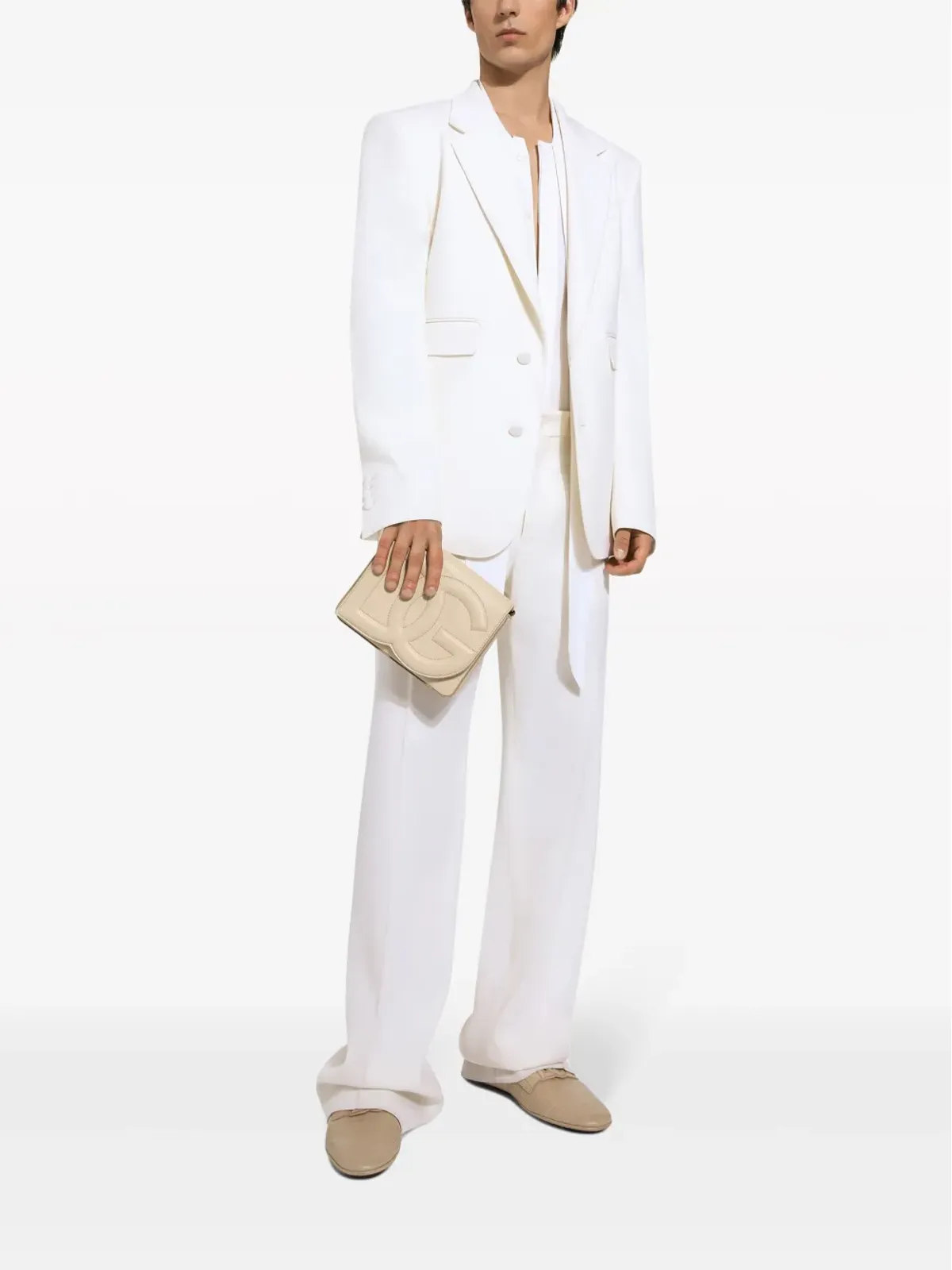 Dolce & Gabbana スカーフカラー シルク・クレープ シャツ - 画像2