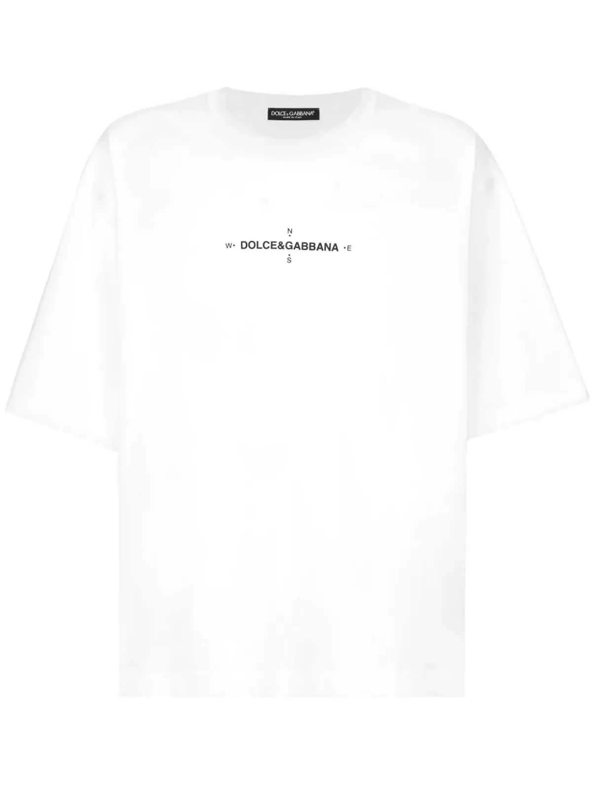 Dolce & Gabbana マリーナプリント コットン Tシャツ - ホワイト - 画像1