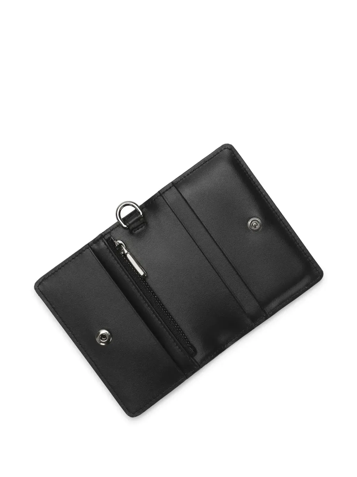 Dolce & Gabbana ロゴプリント レザー カードホルダー ブラック - 画像3