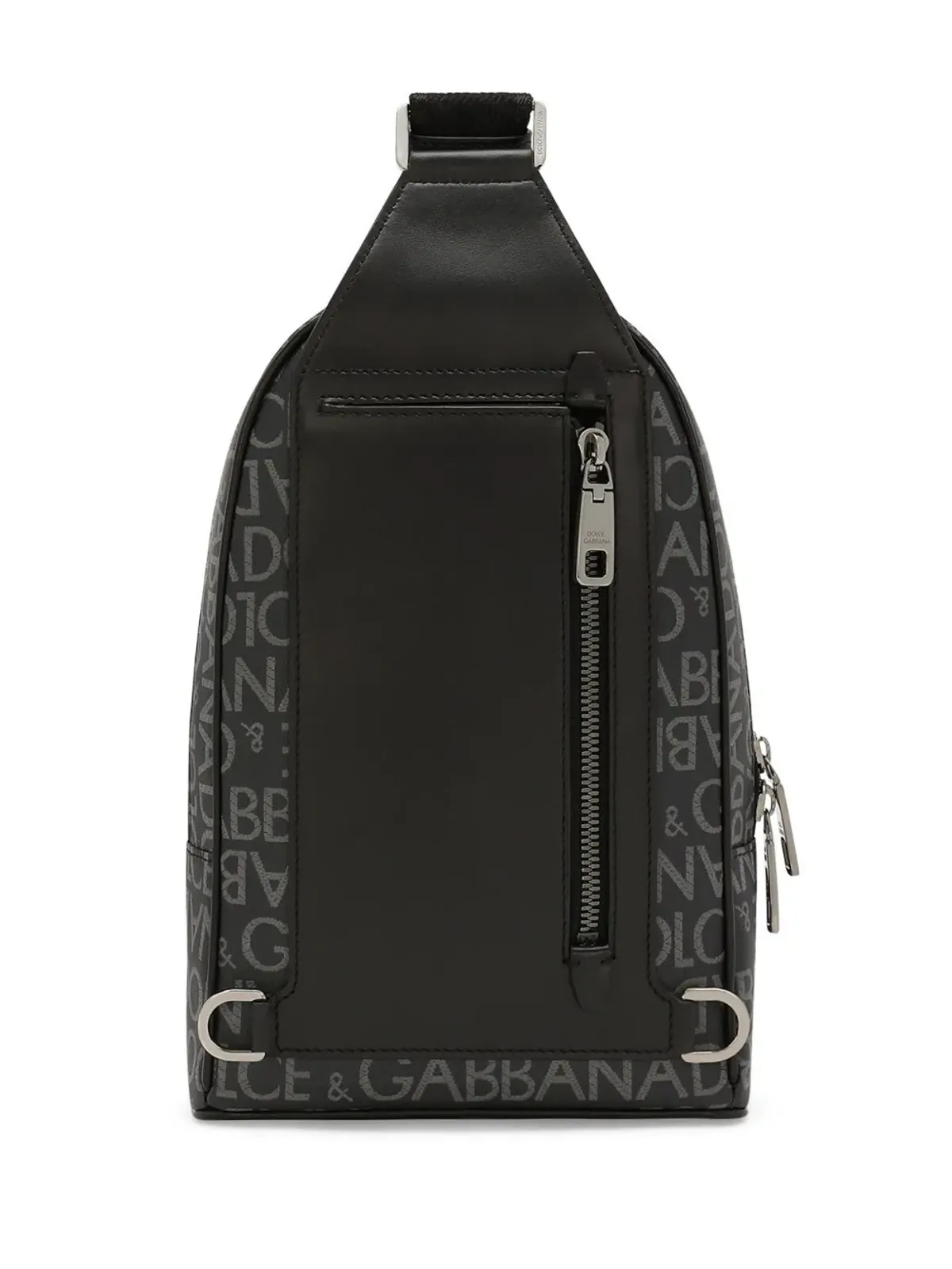 Dolce & Gabbana ロゴプレート アジャスタブルストラップ ベルトバッグ - ブラック - 画像3