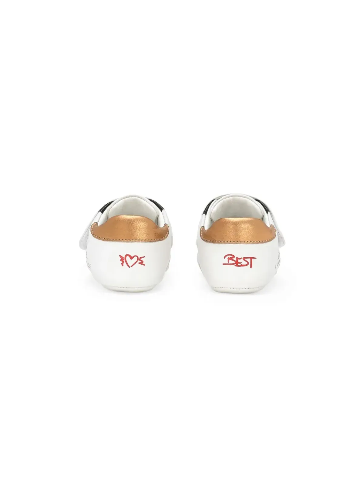 Dolce & Gabbana Kids グラフィックプリントのタッチストラップスニーカー - 画像3