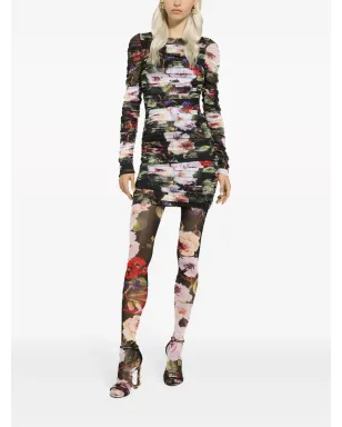 Dolce & Gabbana フローラルプリント ショートドレス - サムネイル3