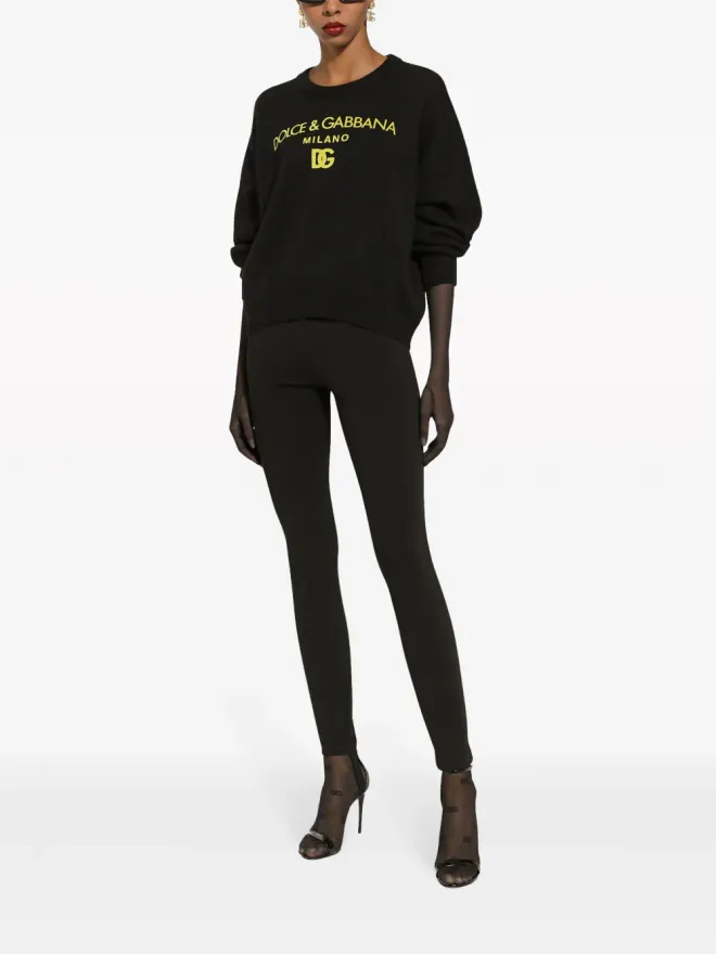 Dolce & Gabbana Dolce & Gabbana プリーツディテール ストゥリップ レギンスの商品画像