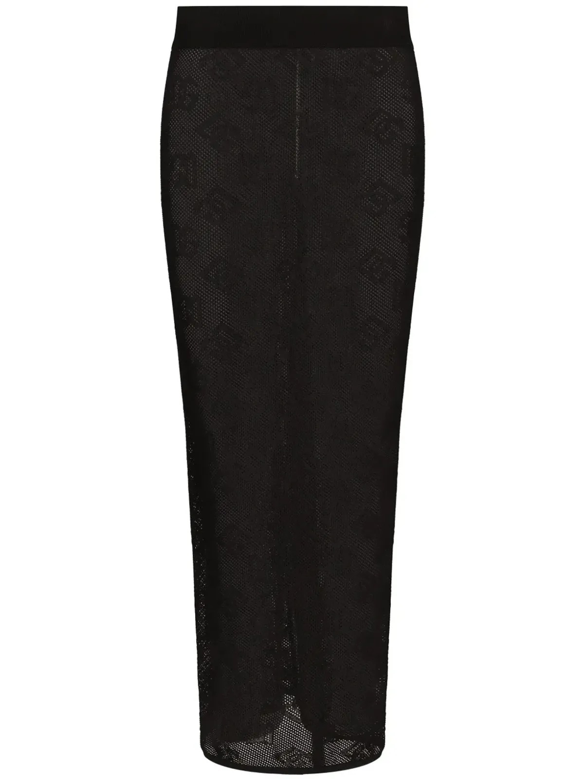 Dolce & Gabbana DGジャカード ミディスカート - ブラック - 画像5