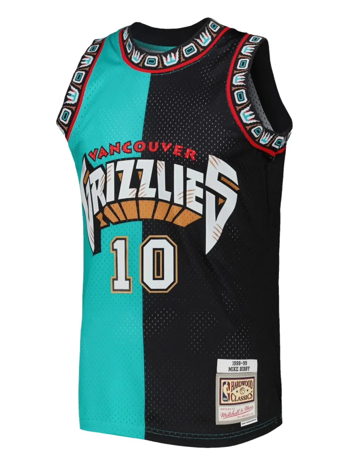Mitchell & Ness x NBA Vancouver Grizzlies 2000 Mike Bibby スプリットスイングマン タンクトップ - 画像2