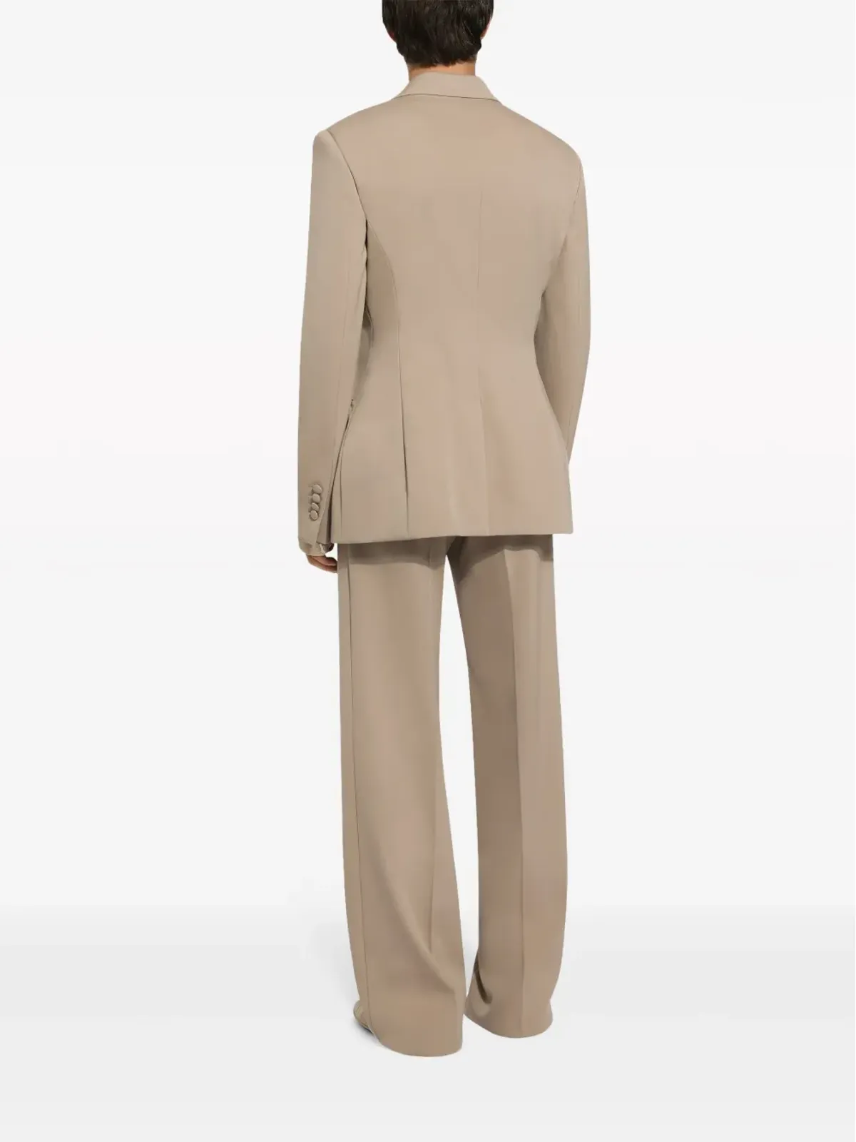 Dolce & Gabbana フローラルアップリケ ダブルブレストスーツ - Neutrals - 画像4