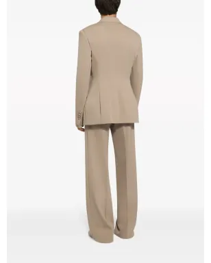 Dolce & Gabbana フローラルアップリケ ダブルブレストスーツ - Neutrals - サムネイル4