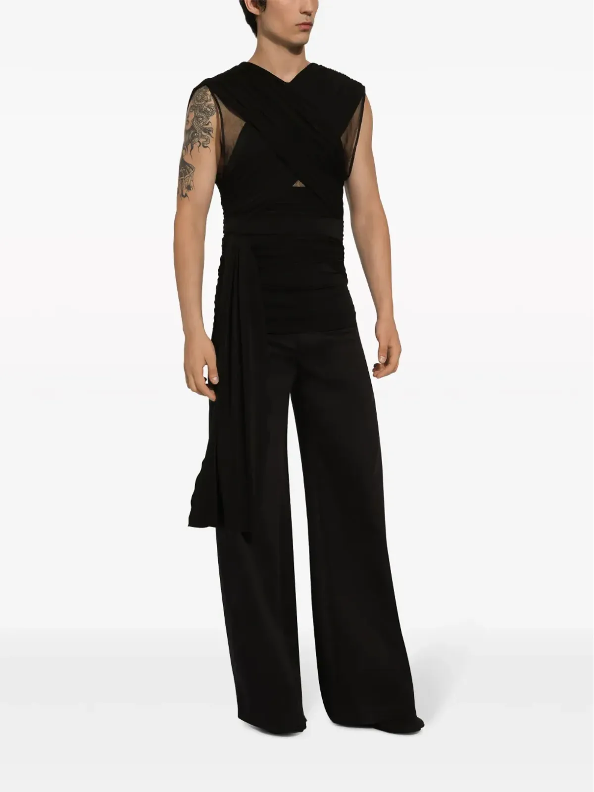 Dolce & Gabbana パネルドタンクトップ - ブラック - 画像2
