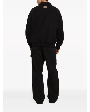 Dolce & Gabbana ロゴプレート ジップアップ ボンバー ジャケット - ブルー - サムネイル4