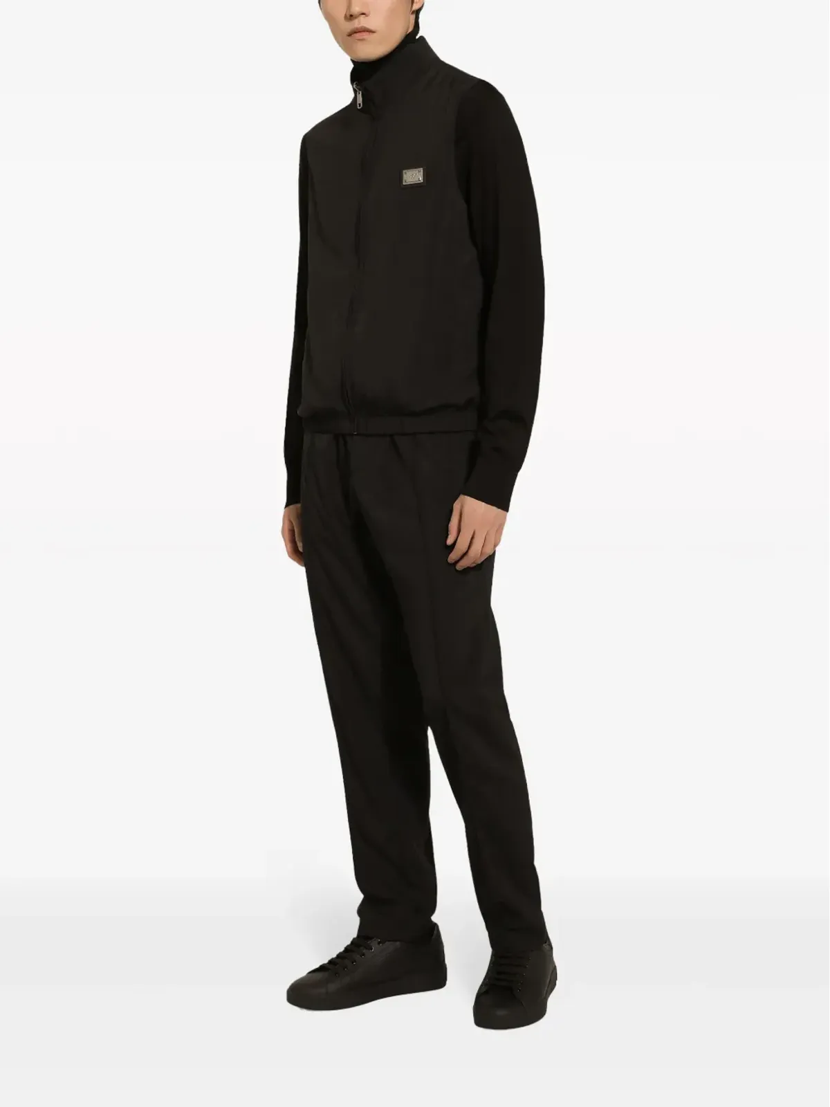 Dolce & Gabbana ロゴプレート リバーシブル ジレ - ブラック - 画像3