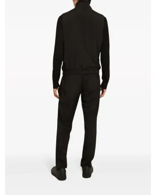 Dolce & Gabbana ロゴプレート リバーシブル ジレ - ブラック - サムネイル4