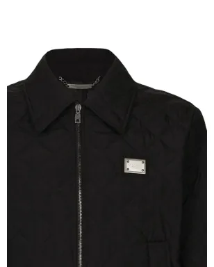 Dolce & Gabbana ダイヤモンドキルト ボンバー ジャケット - ブラック - サムネイル2