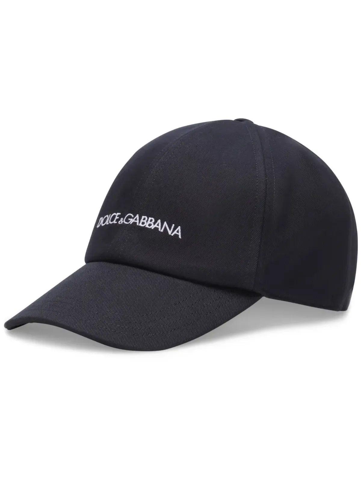 Dolce & Gabbana ロゴ刺繍入りコットンベースボールキャップ - ブルー - 画像1